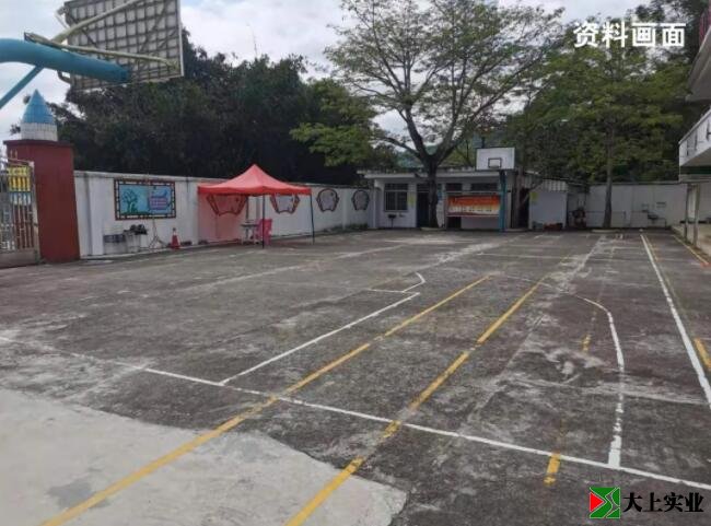 學校塑膠運動場建設前