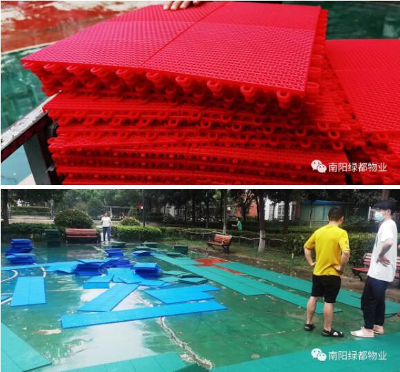 改造進(jìn)行時(shí)，施工員在默默工作，小朋友們高興的也幫起忙來(lái)啦！